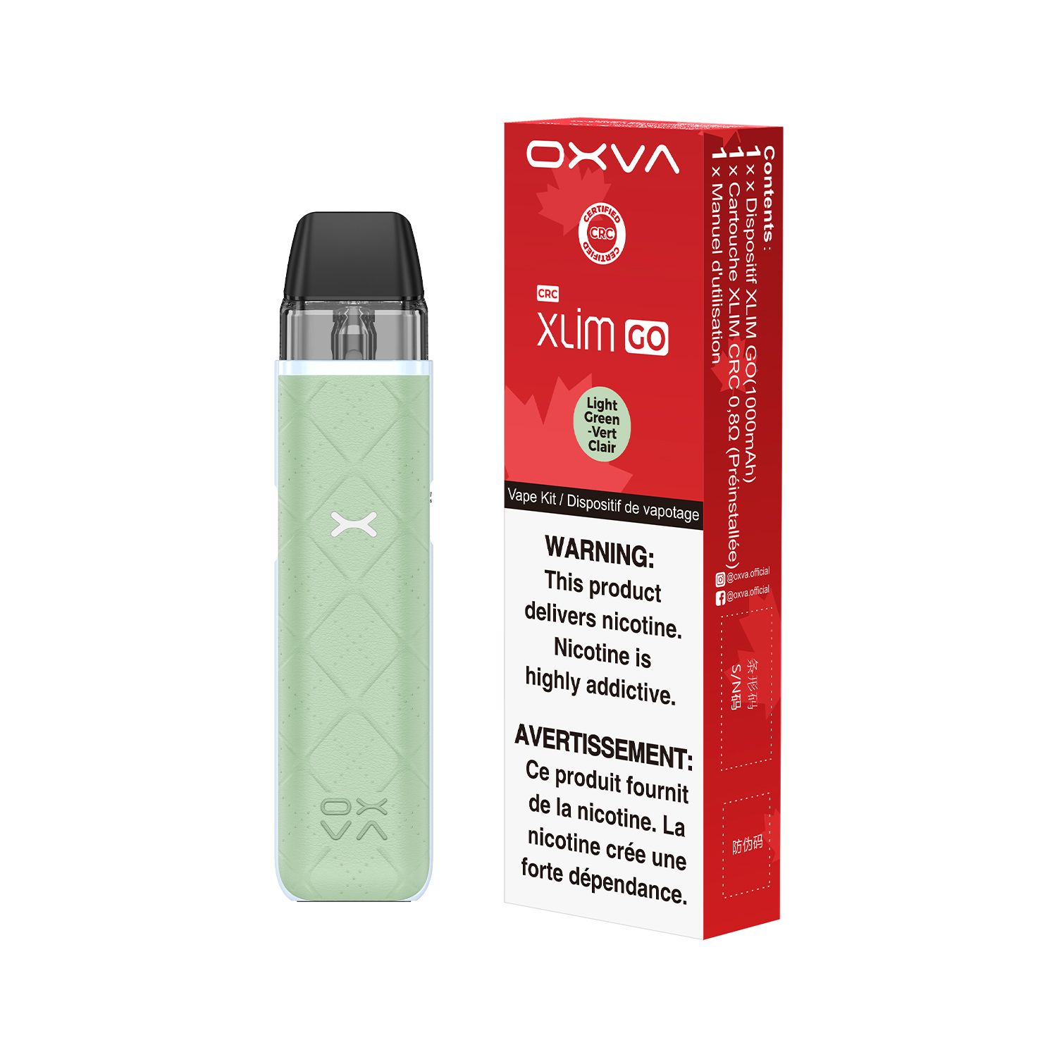 OXVA Xlim Go Light Green