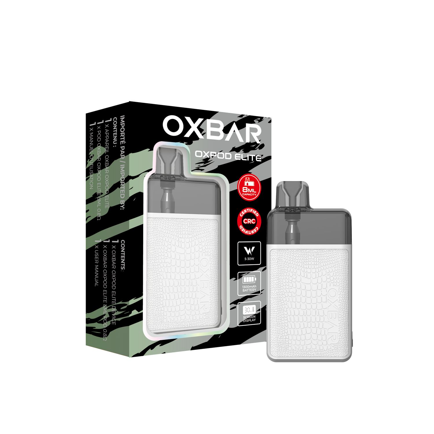 Oxbar Oxpod White Crocodile