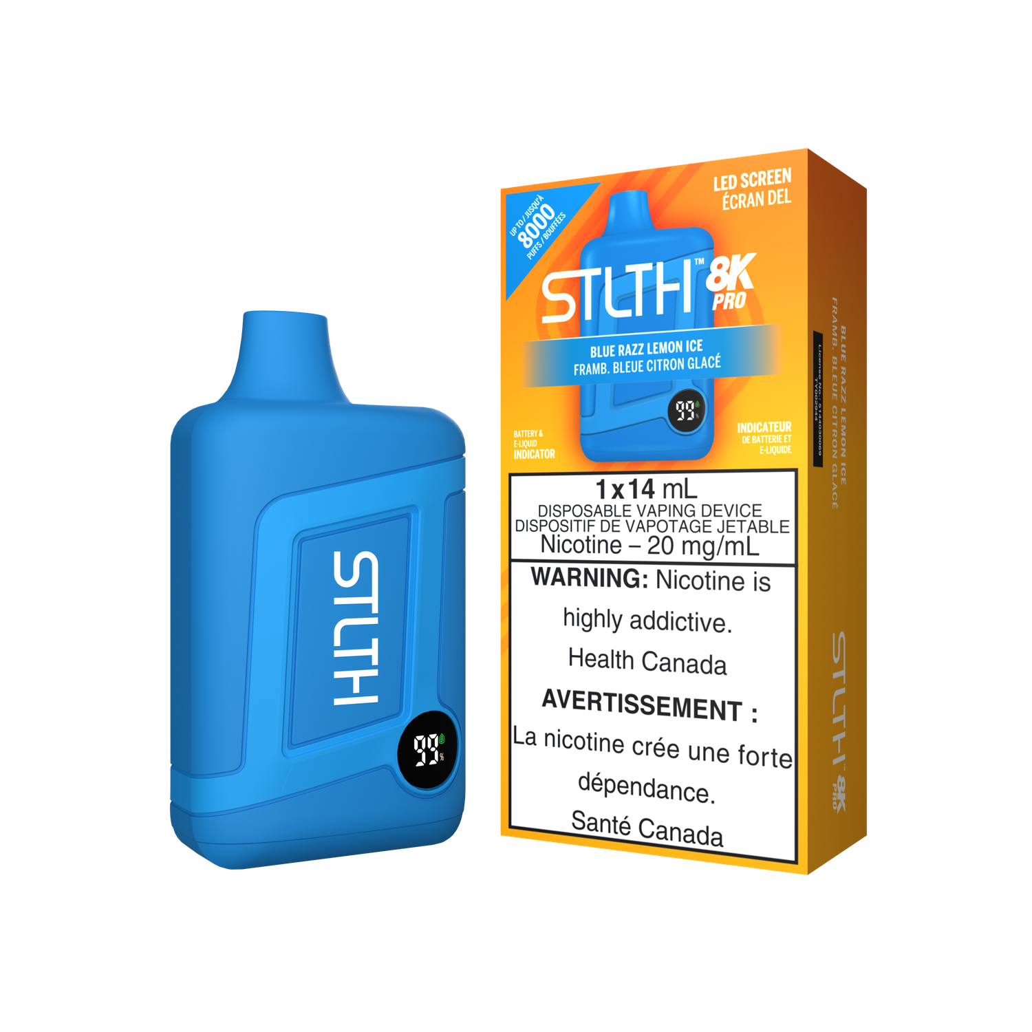 Stlth 8k Pro Blue Razz Lemon Ice