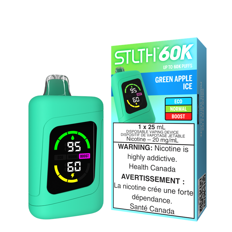 Stlth 60k Green Apple Ice