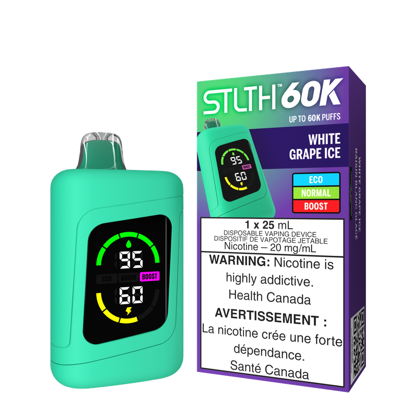 Stlth 60k White Grape Ice