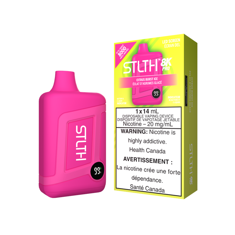 Stlth 8k Pro Citrus Burst