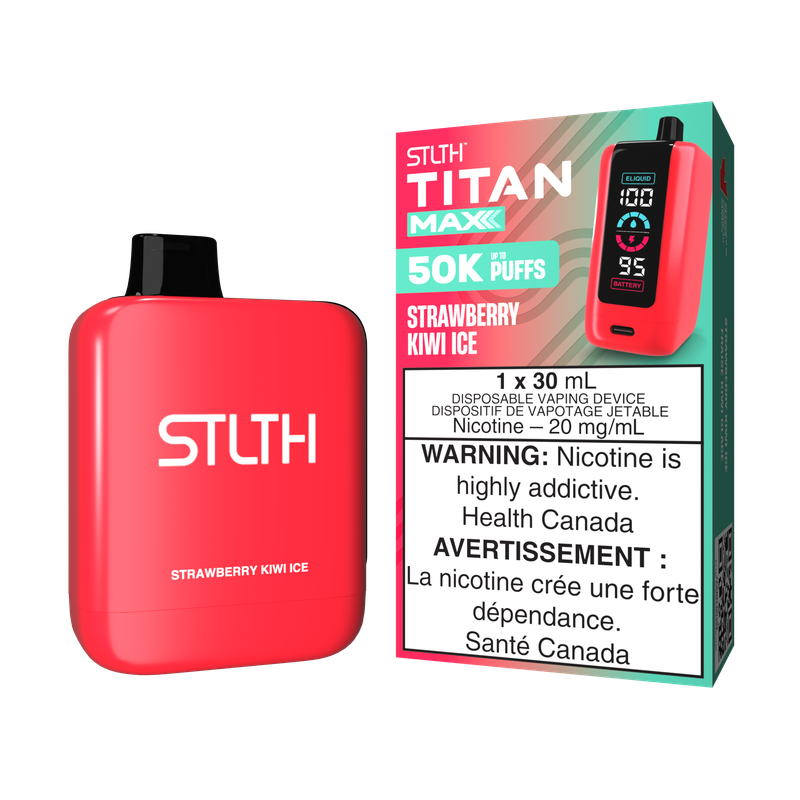 Stlth Titan Max 50k Strawberry Kiwi Ice