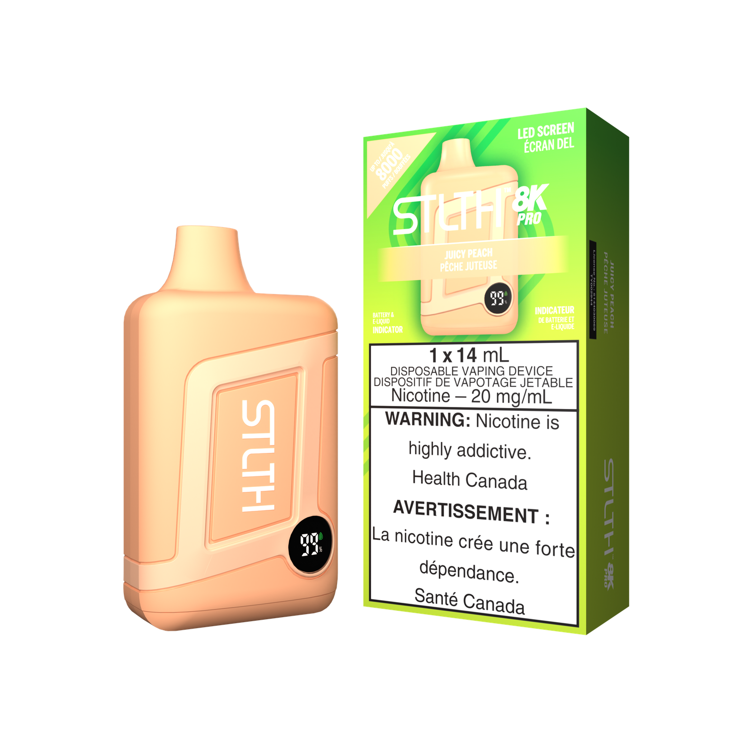 Stlth 8k Pro Juicy Peach