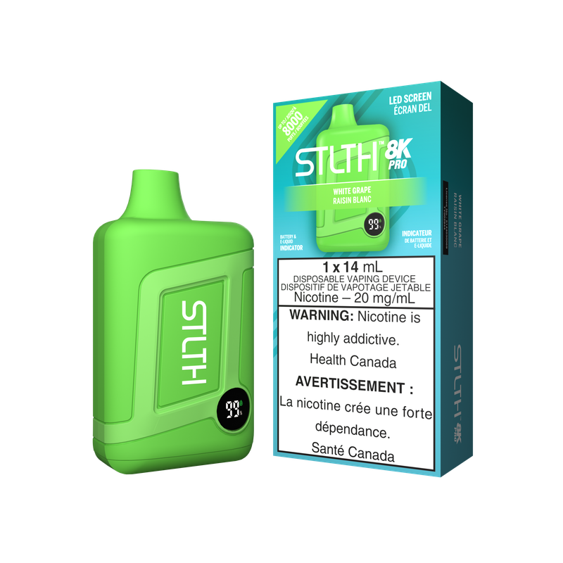 Stlth 8k Pro White Grape