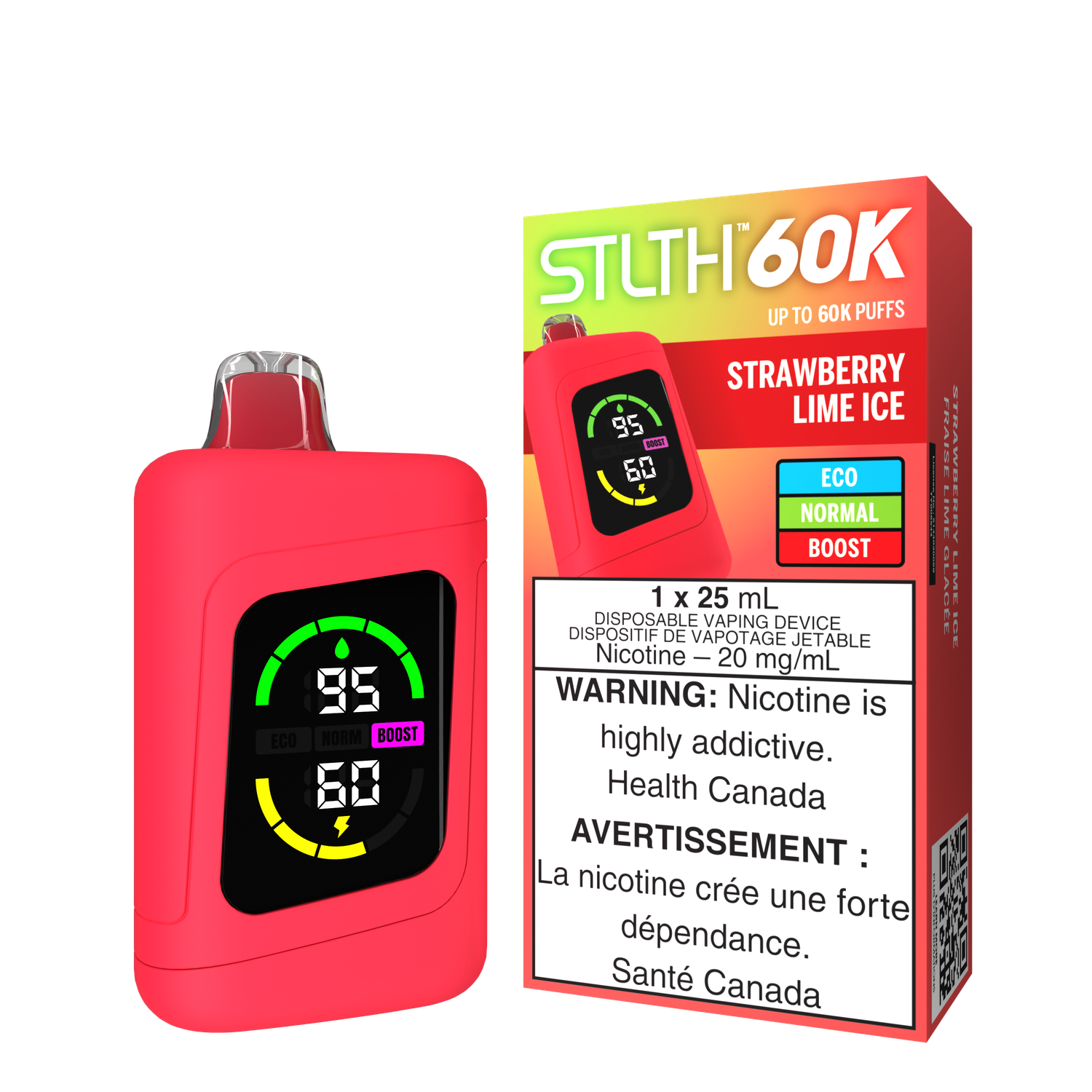 Stlth 60k Strawberry Lime Ice