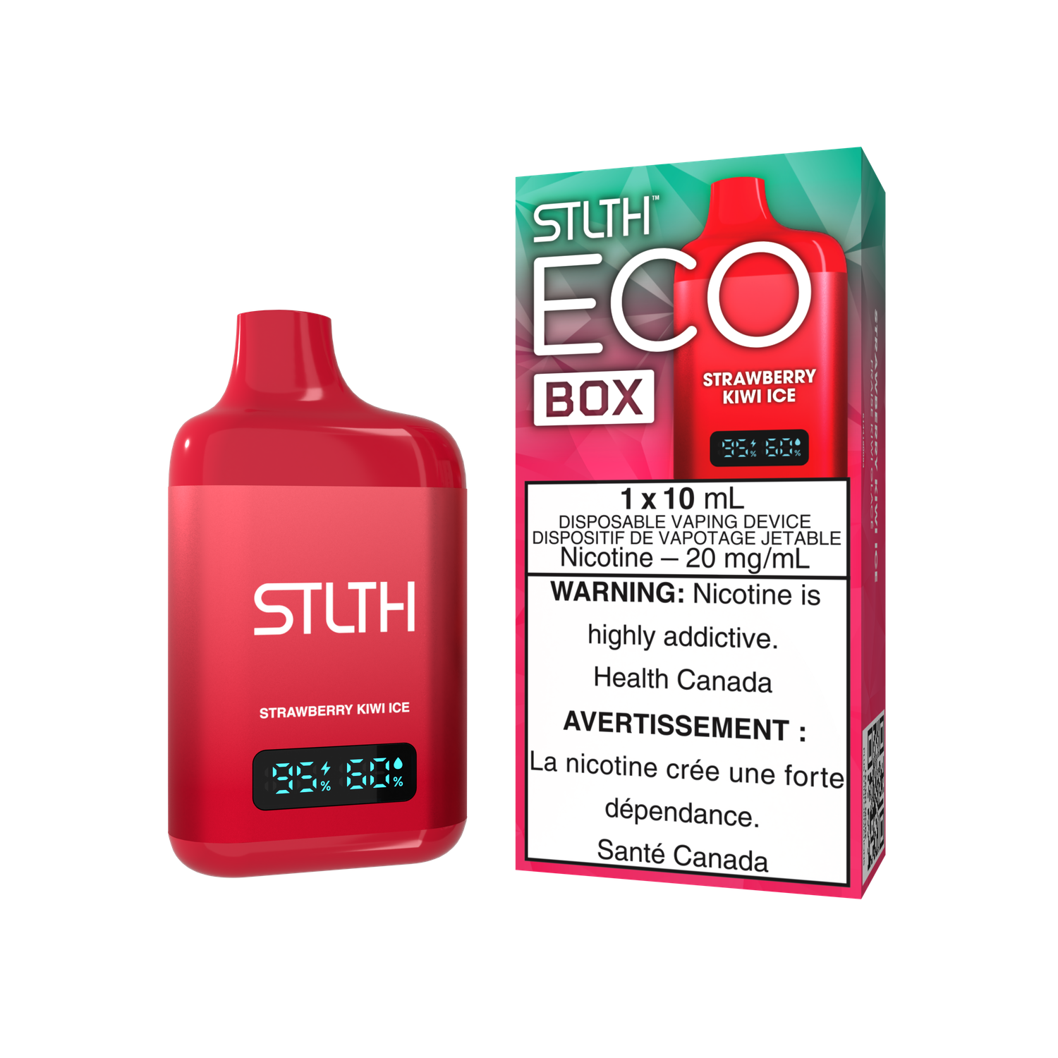 Stlth Eco Box Strawberry Kiwi Ice