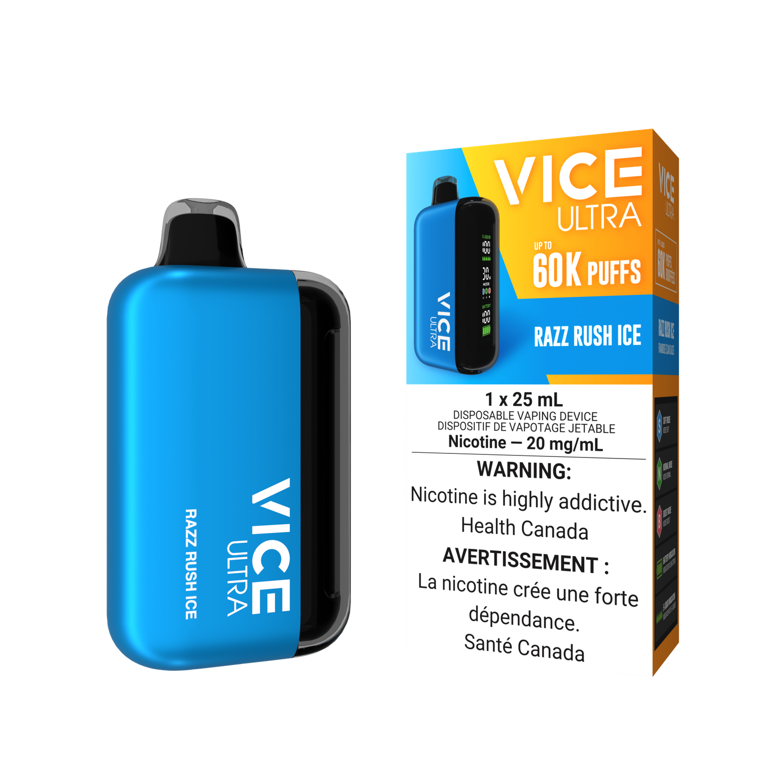 Vice Ultra 60k Razz Rush Ice