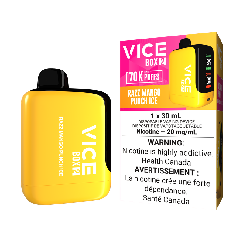 Vice Box 2 70k Razz Mango Punch Ice