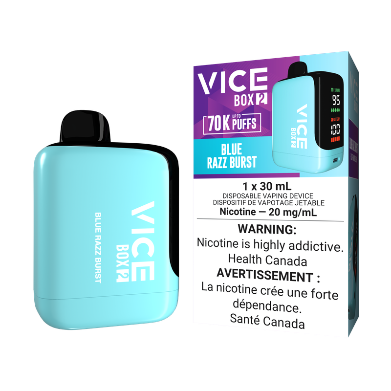Vice Box 2 70k Blue Razz Burst