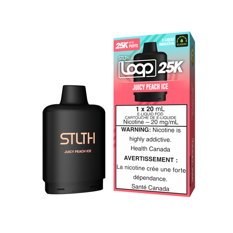 Stlth Loop 25k Juicy Peach Ice