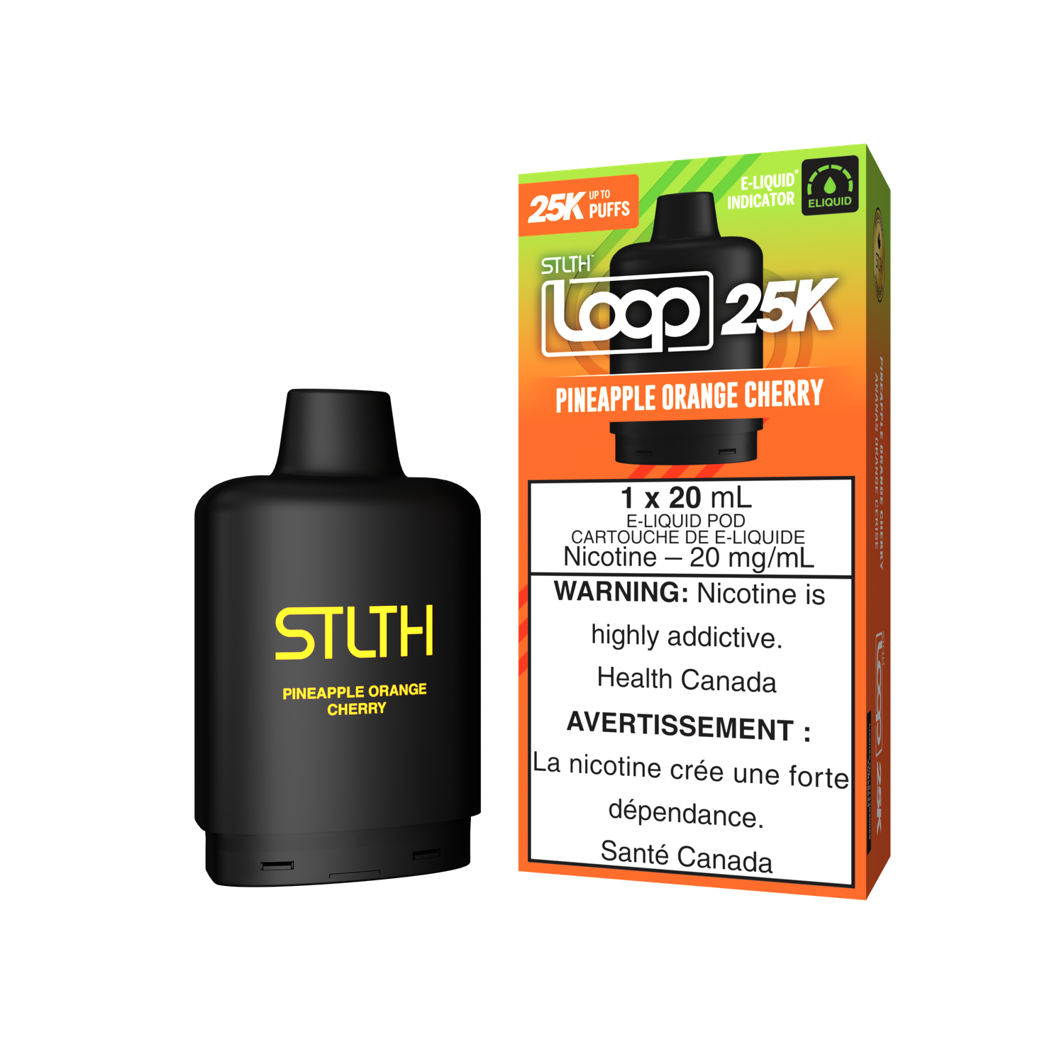 Stlth Loop 25k Pineapple Orange Cherry