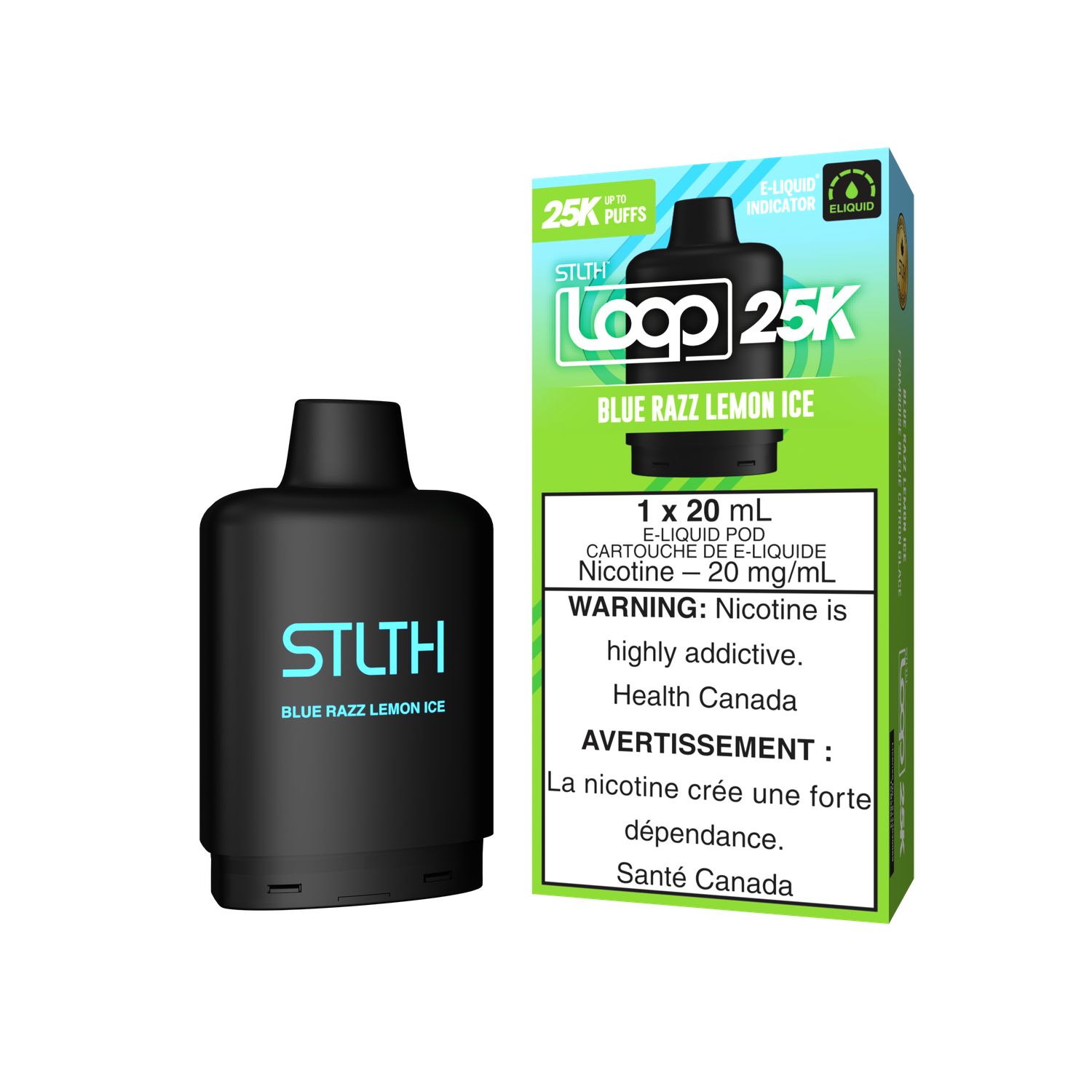 Stlth Loop 25k Blue Razz Lemon Ice