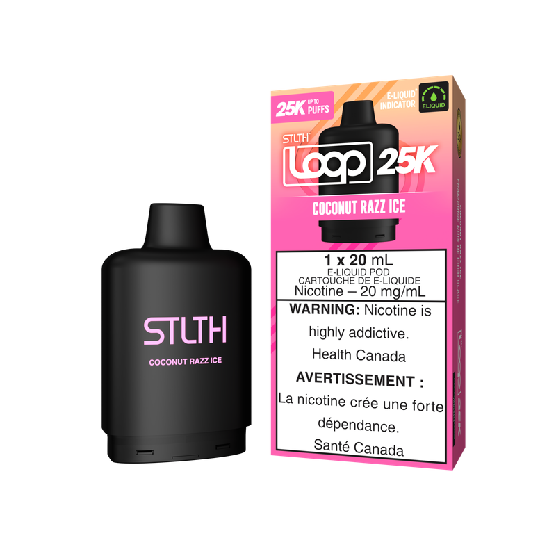 Stlth Loop 25k Coconut Razz Ice
