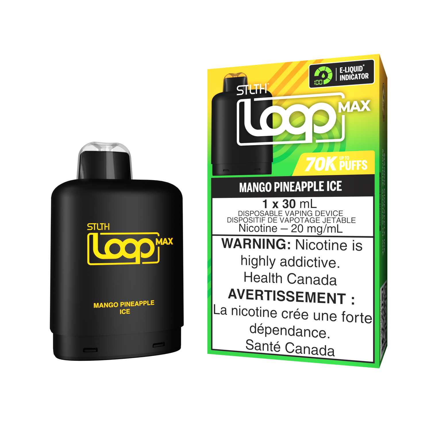 Stlth Loop Max 70k Mango Pineapple Ice