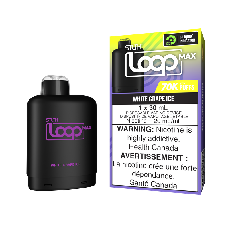 Stlth Loop Max 70k White Grape Ice