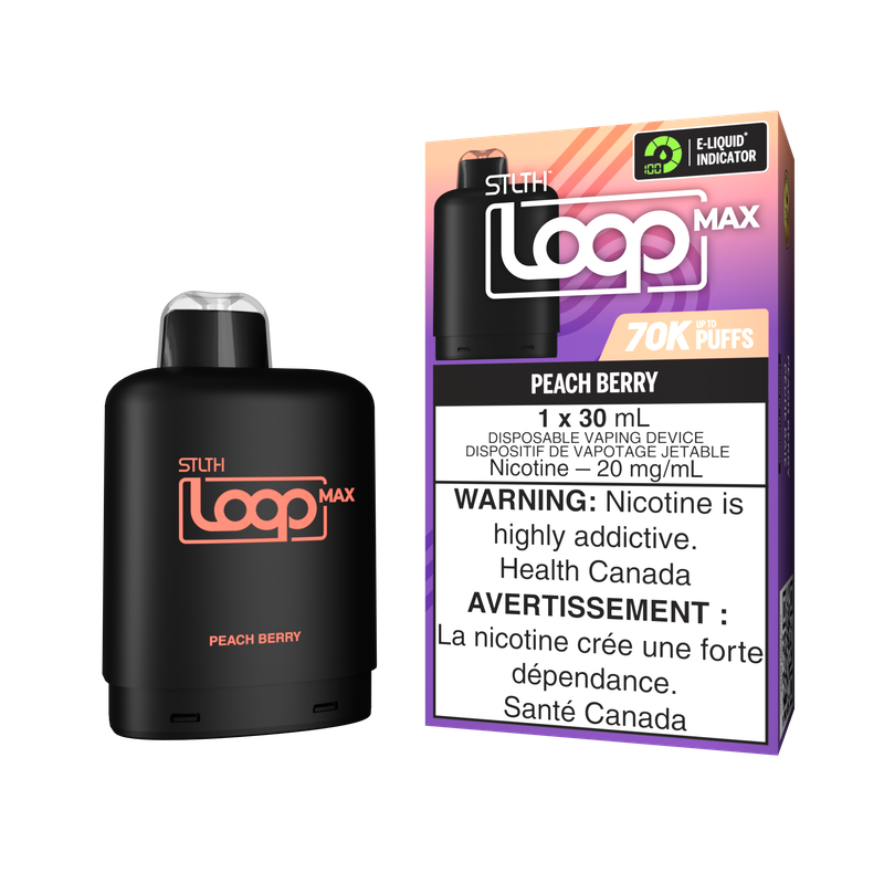 Stlth Loop Max 70k Peach Berry