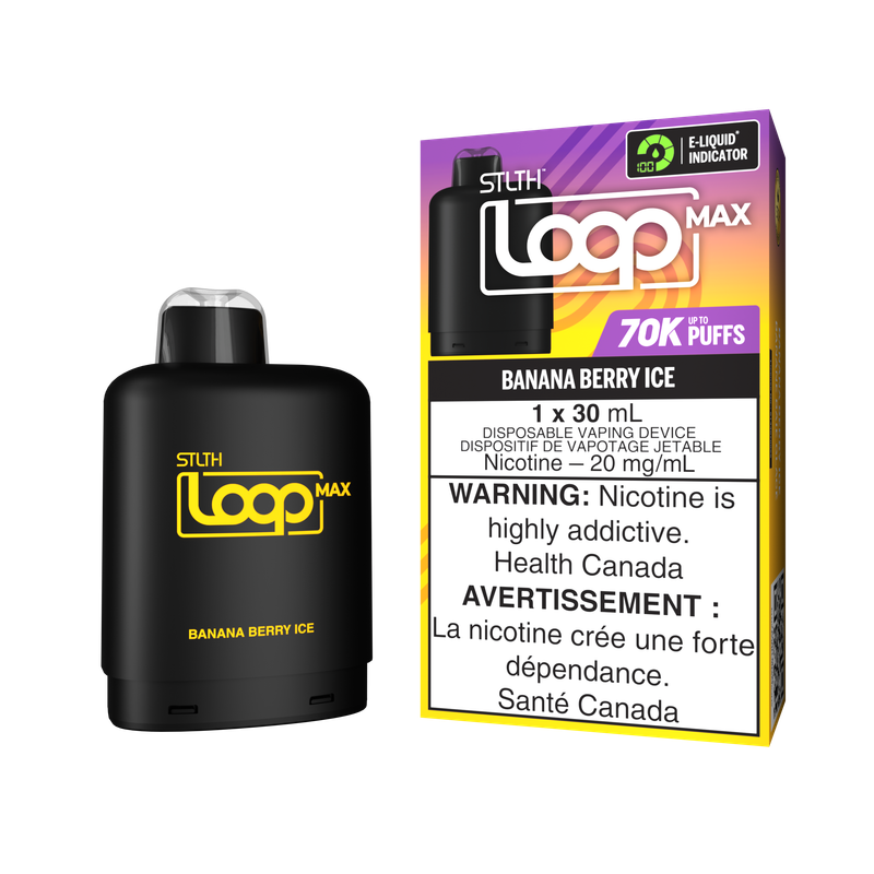 Stlth Loop Max 70k Banana Berry Ice