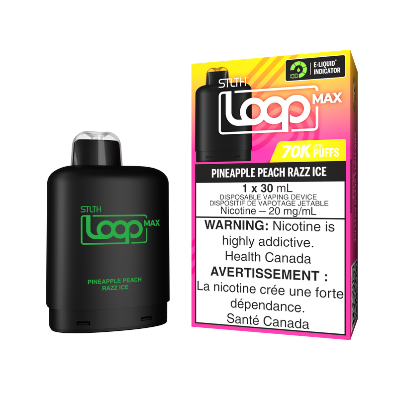 Stlth Loop Max 70k Pineapple Peach Razz Ice