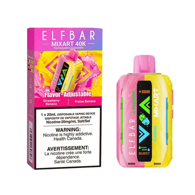 Elfbar Mixart 40k Strawberry Banana