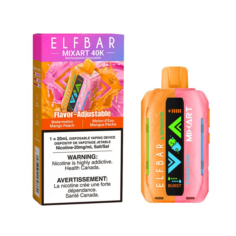 Elfbar Mixart 40k Watermelon Mango Peach