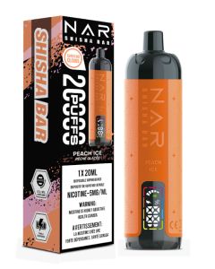 Nar Shisha Bar 20k Peach Ice