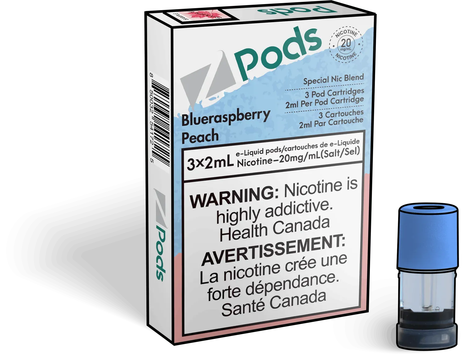 ZP Blue Raspberry Peach