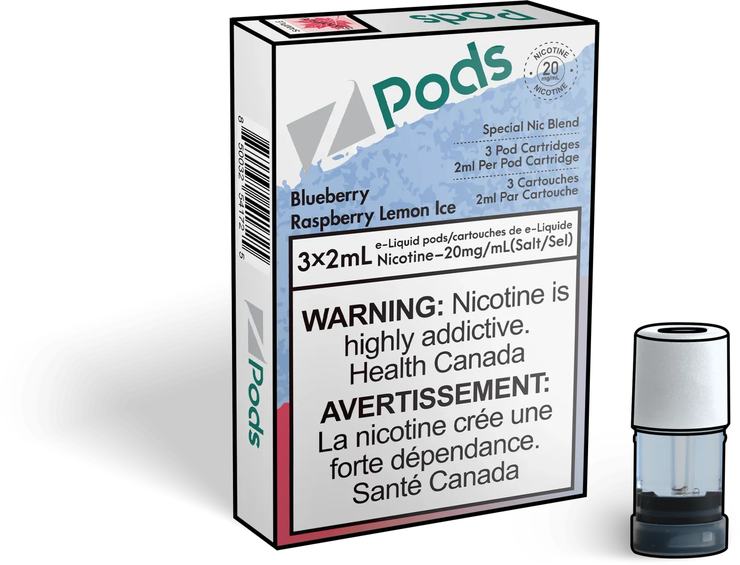 ZP Blueberry Raspberry Lemon Ice