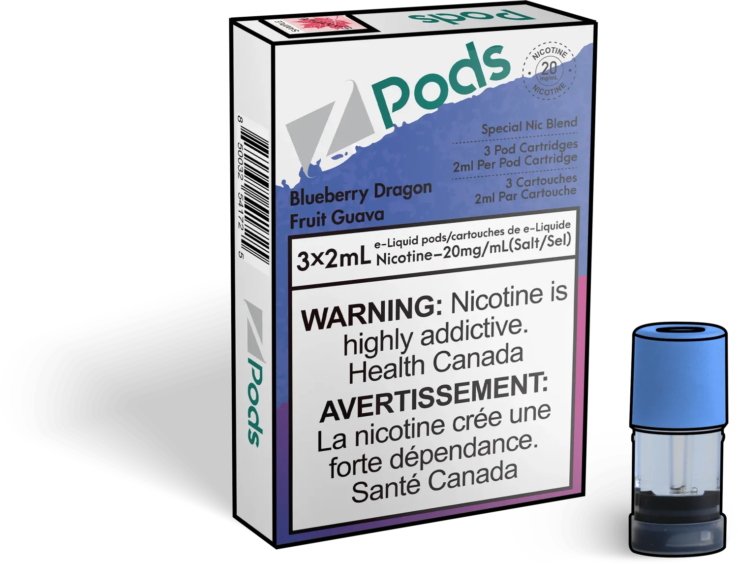 ZP Blueberry Dragon Fruit Guava