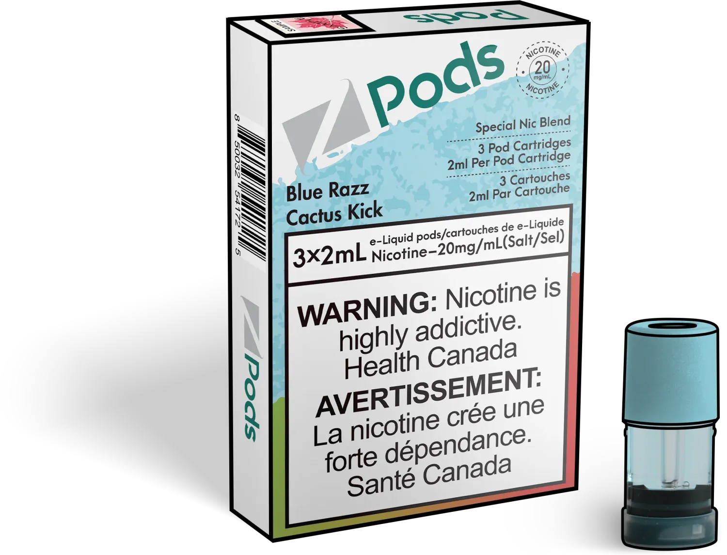 ZP Blue Raspberry Cactus Juice