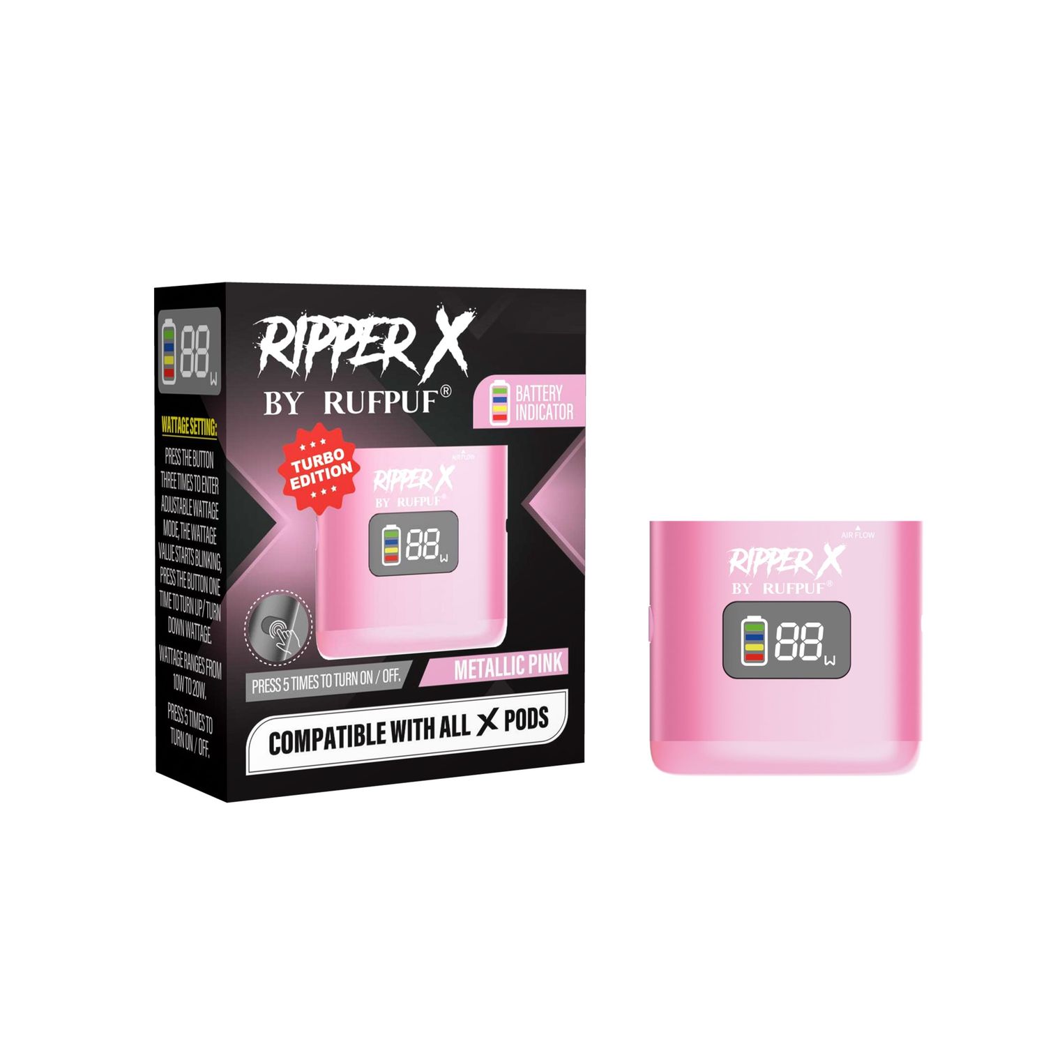 Ripper X Battery Pink