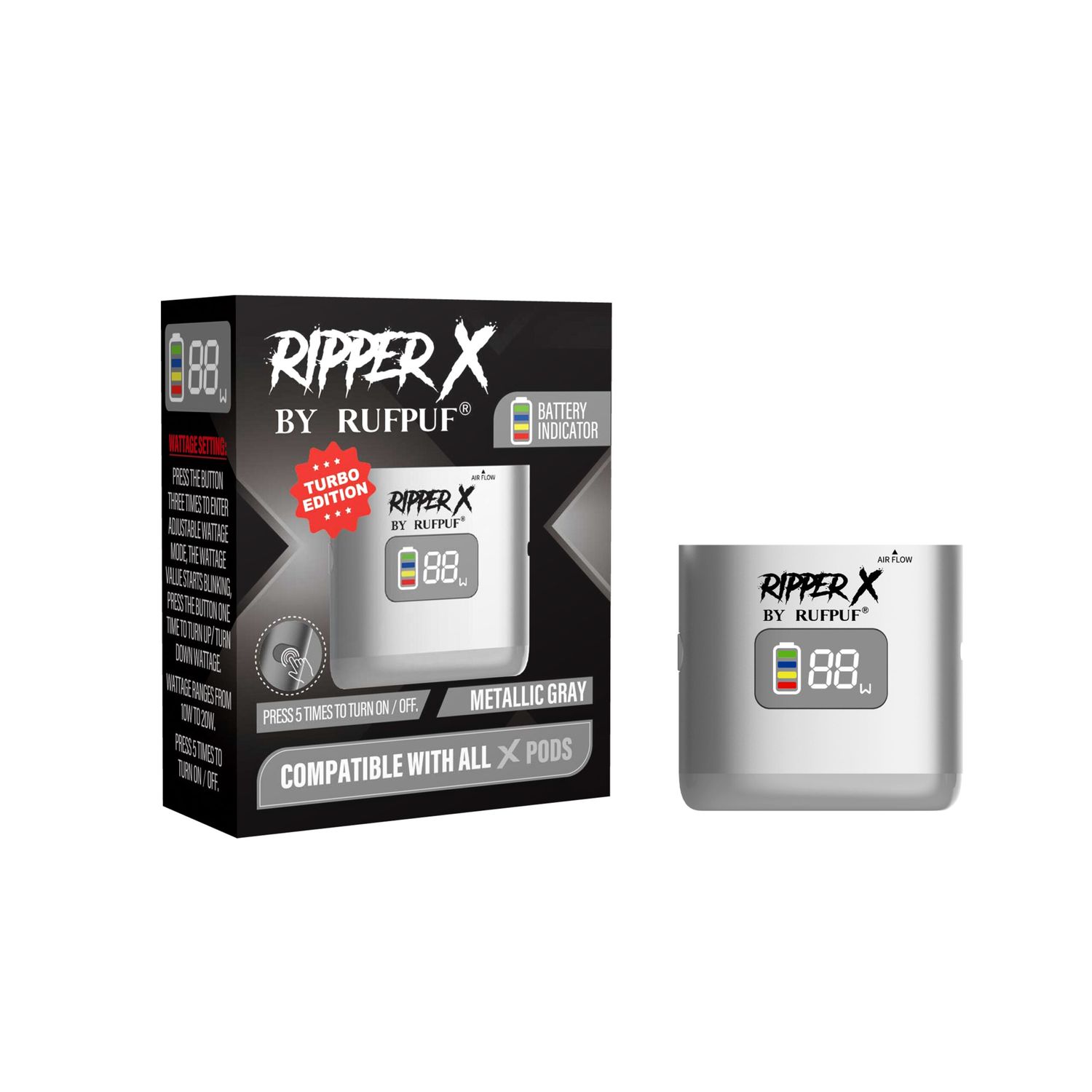 Ripper X Battery Gray
