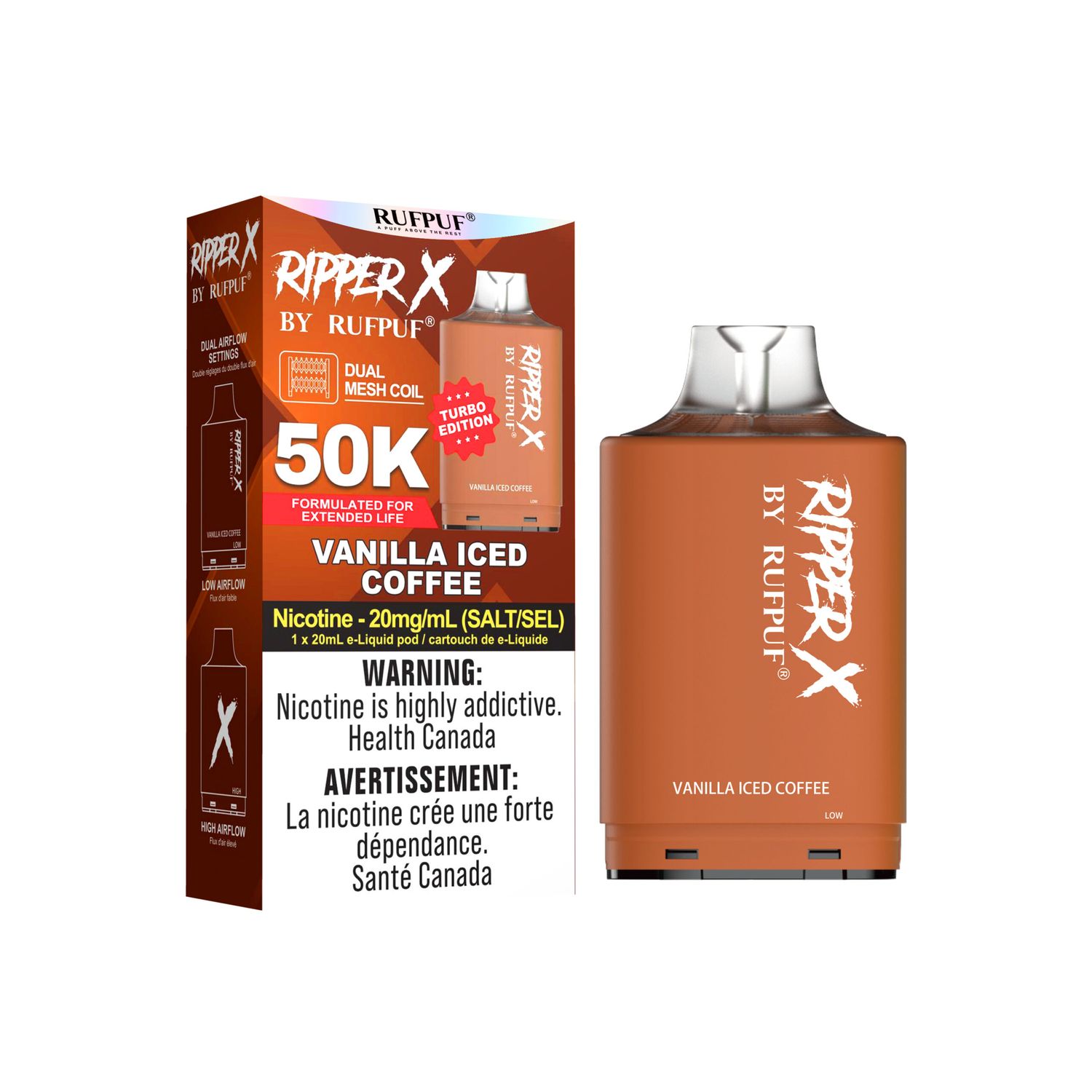 Ripper 50k Vanilla Iced Coffee