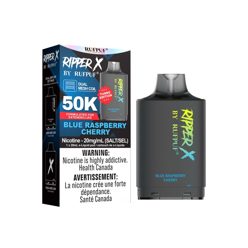Ripper 50k Blue Raspberry Cherry