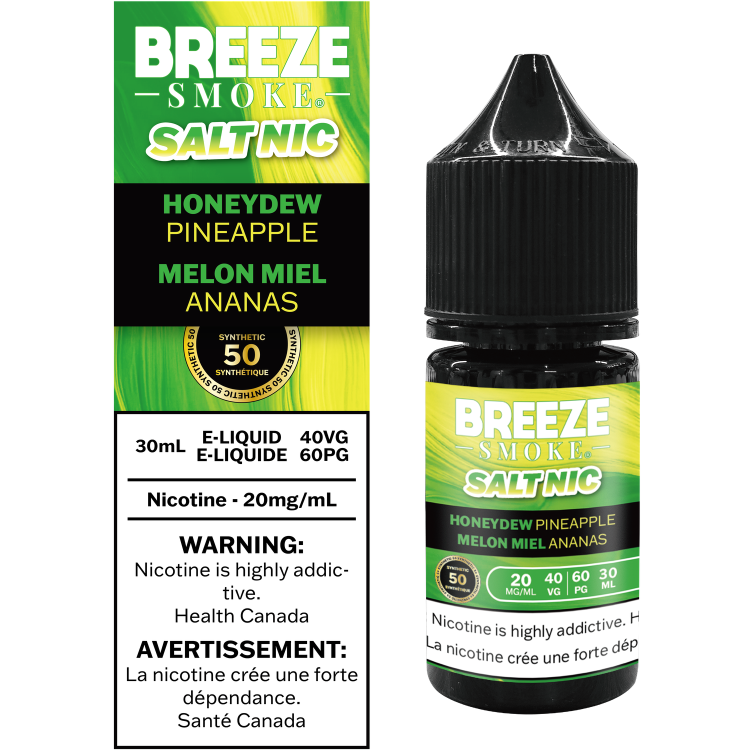 Breeze Salt S50 Honeydew Pineapple