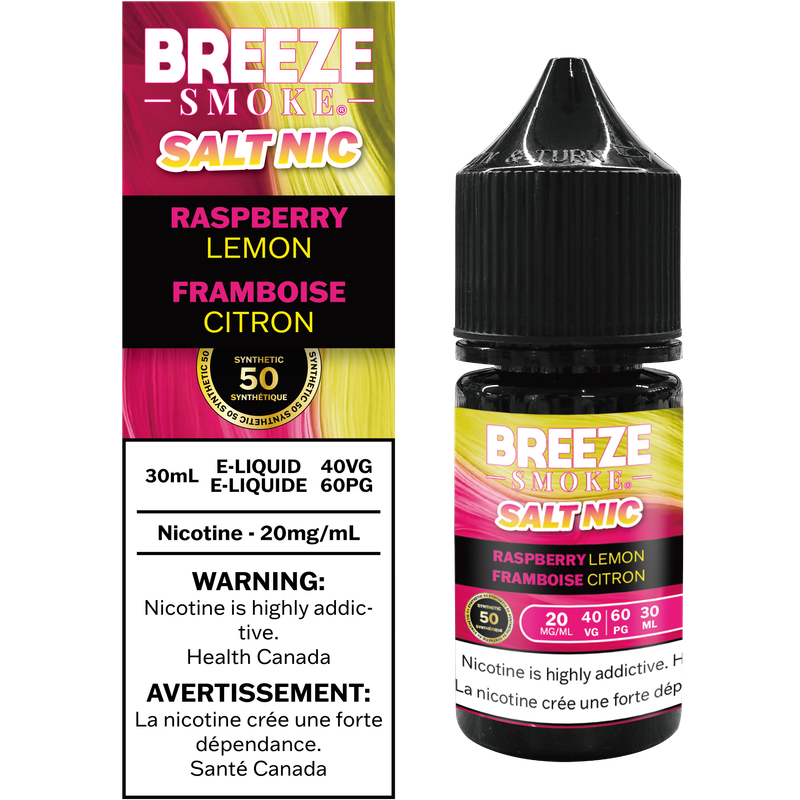 Breeze Salt S50 Raspberry Lemon