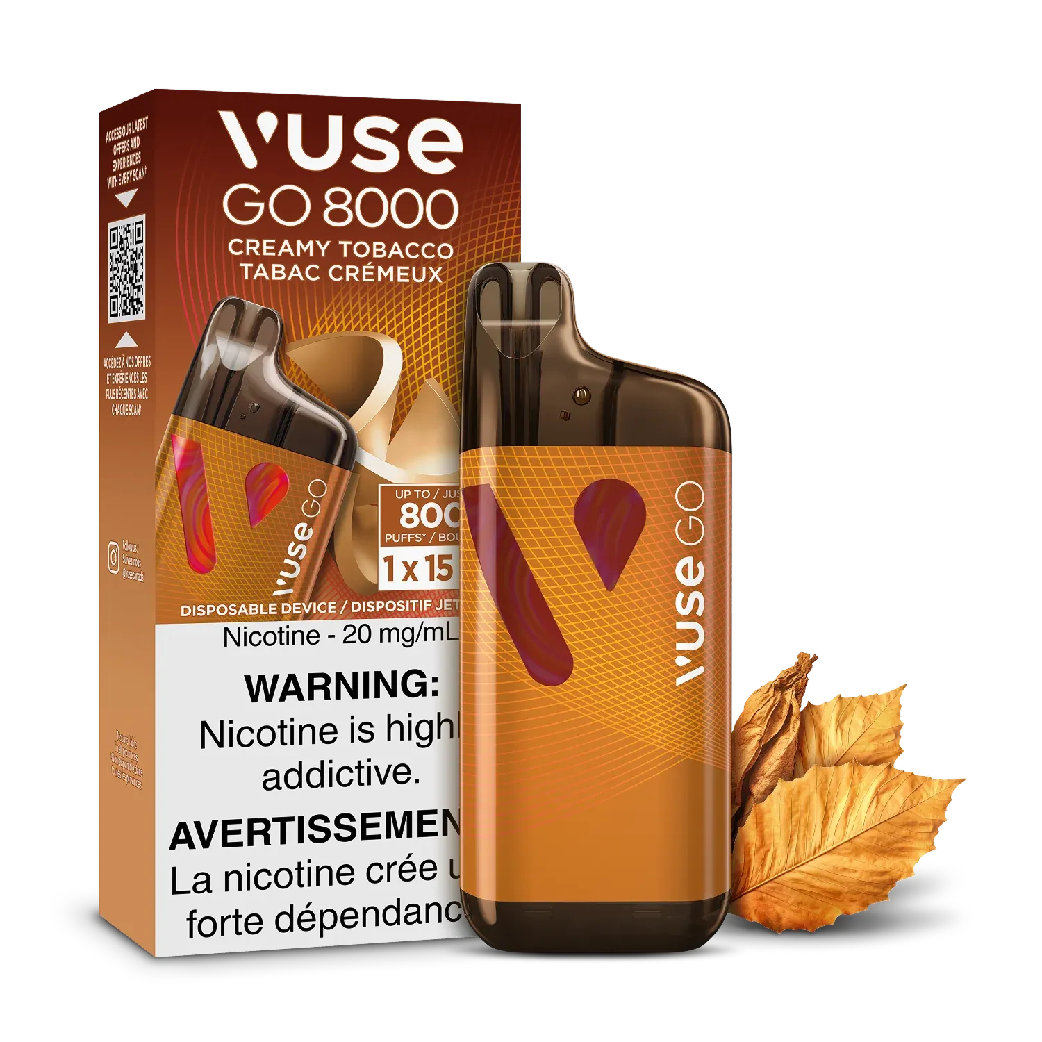 Vuse 8k Creamy Tobacco