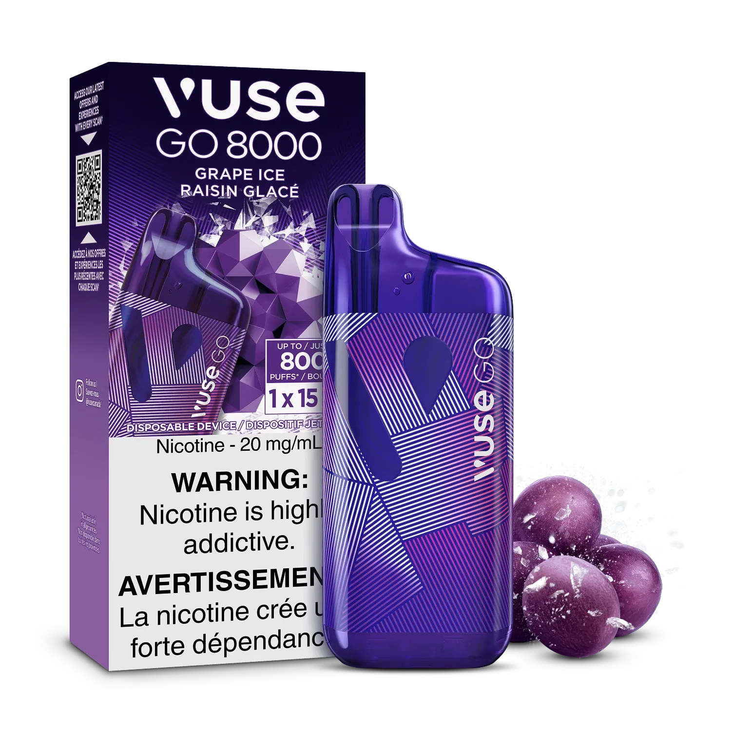 Vuse 8k Grape Ice