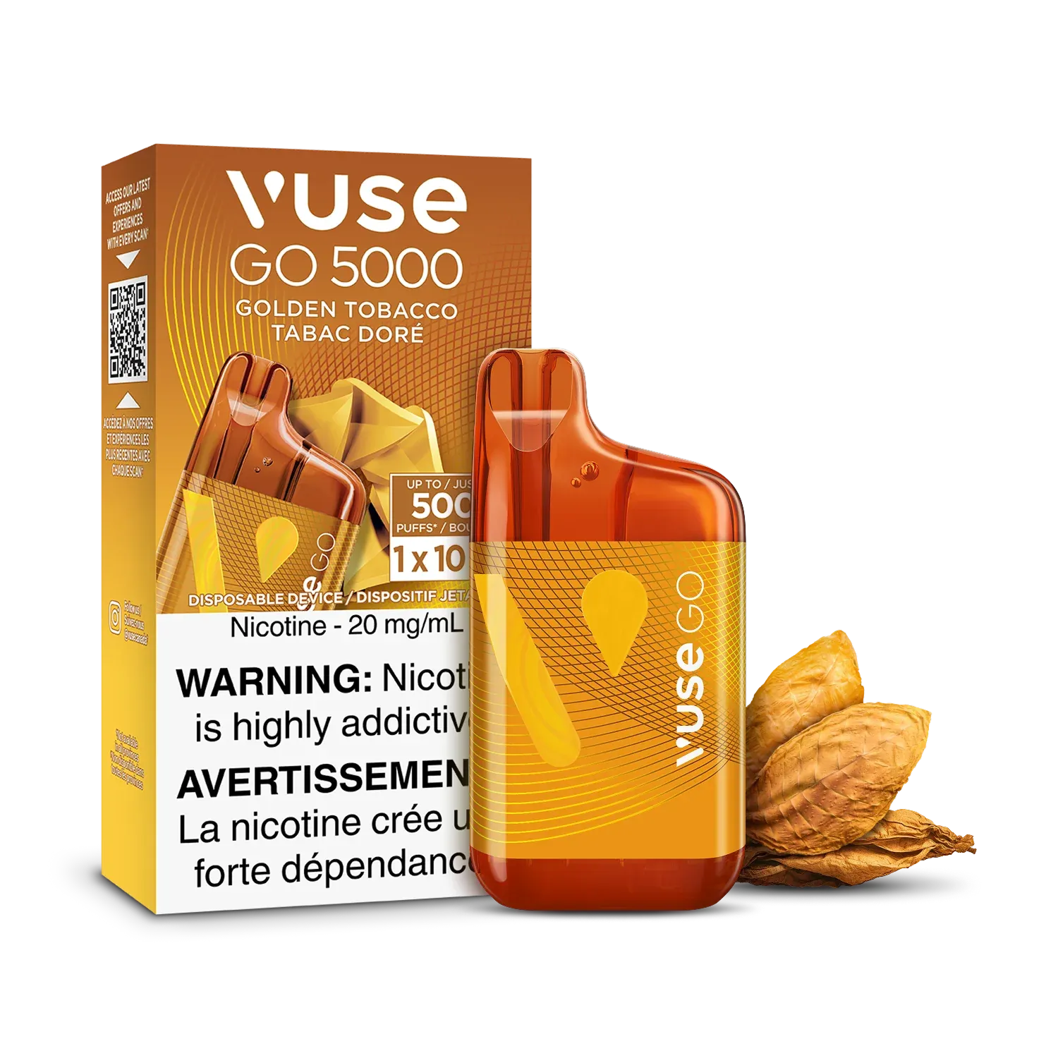Vuse Go 5k Golden Tobacco