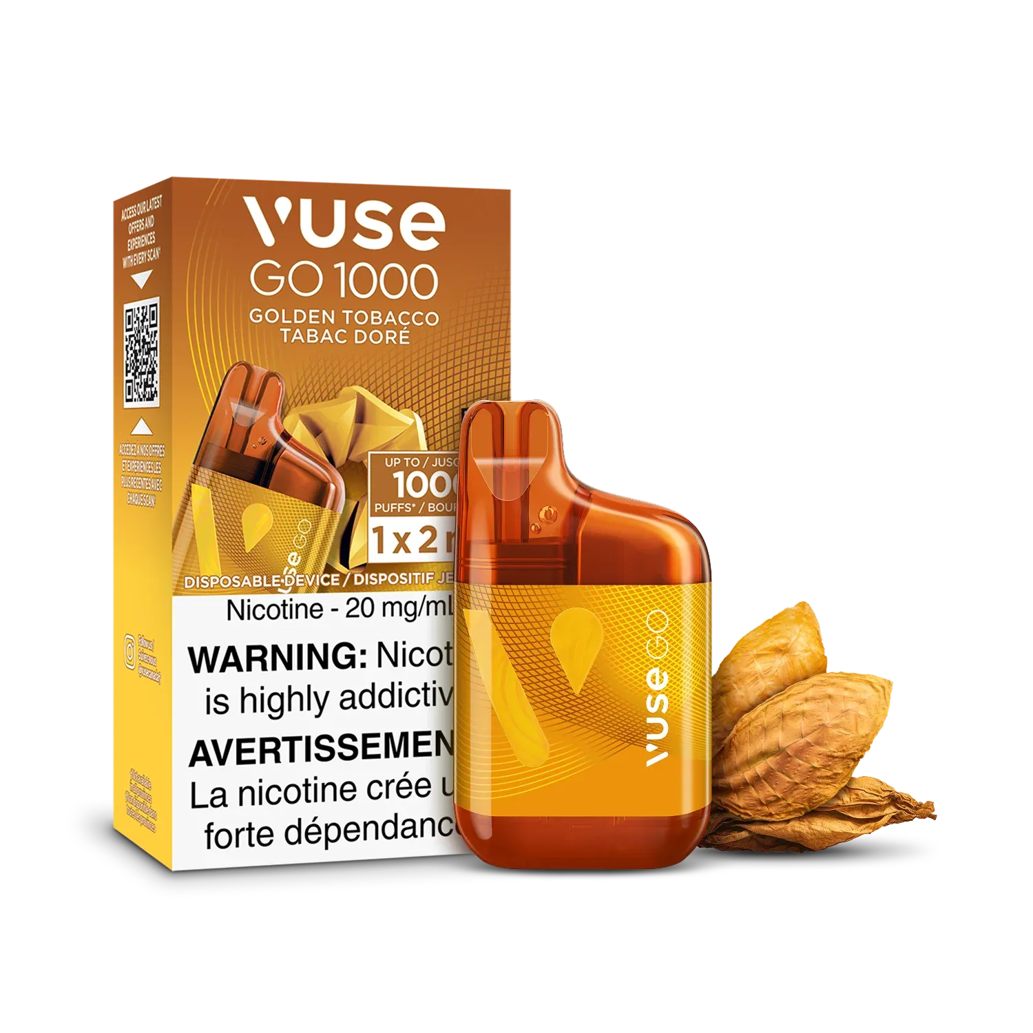 Vuse Go 1k Golden Tobacco