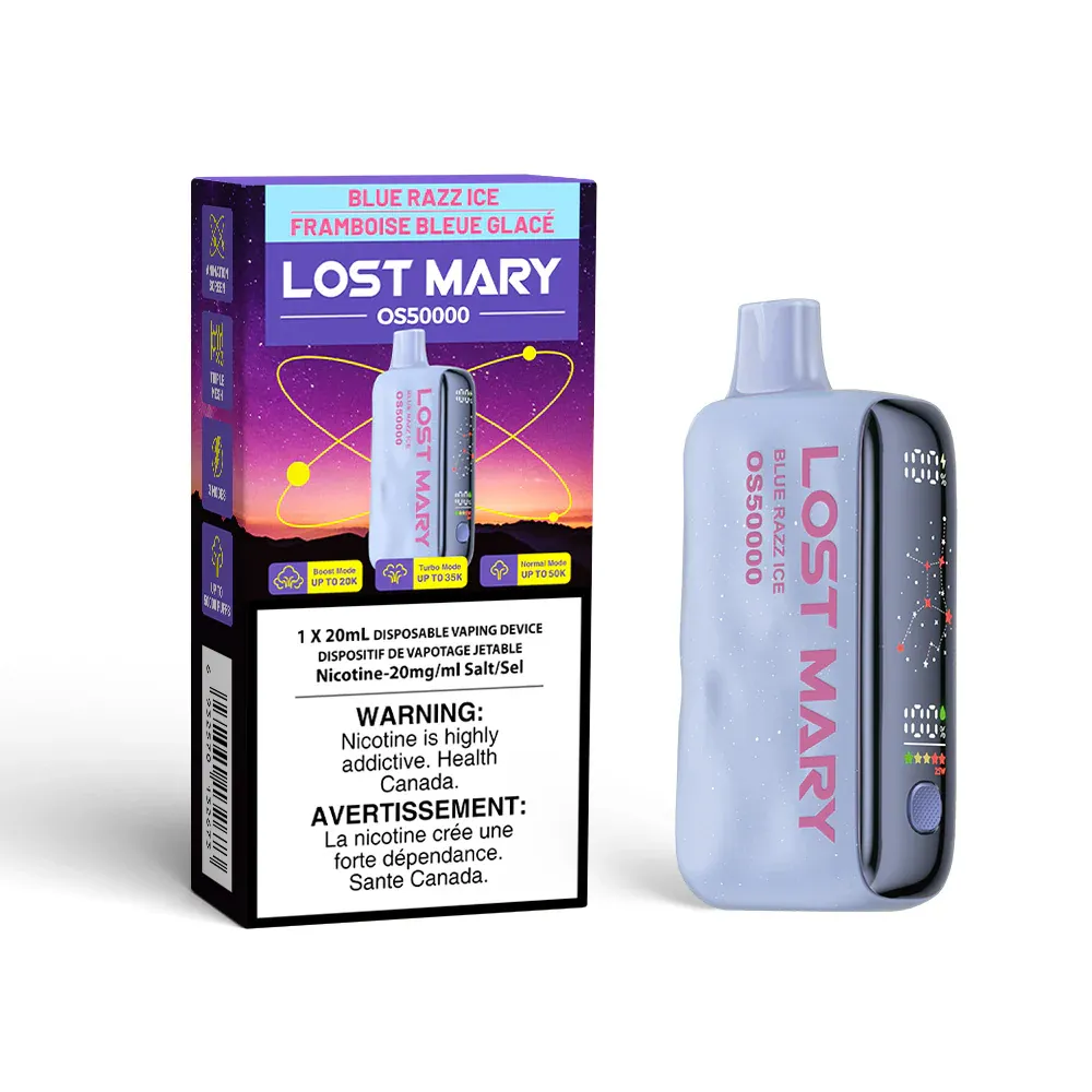 Lost Mary 50k Blue Razz Ice