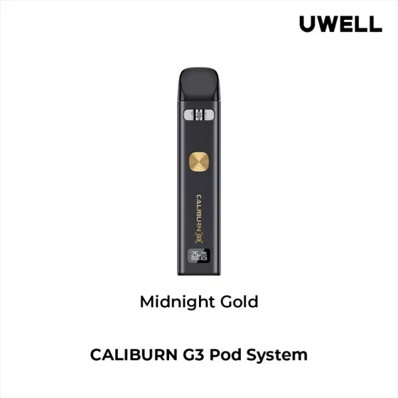 Uwell Caliburn Kit G3 Midnight Gold