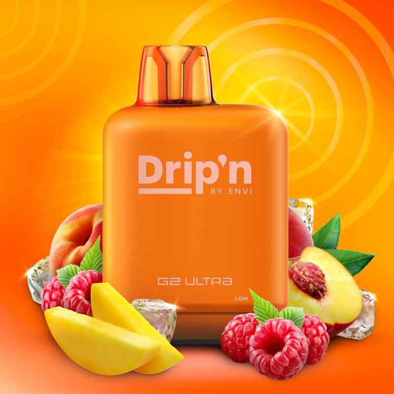 Dripn G2 Ultra 50K Raspberry Peach Mango Ice