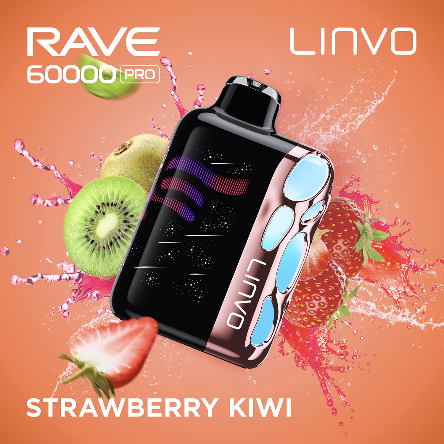 Linvo Rave 60k Strawberry Kiwi