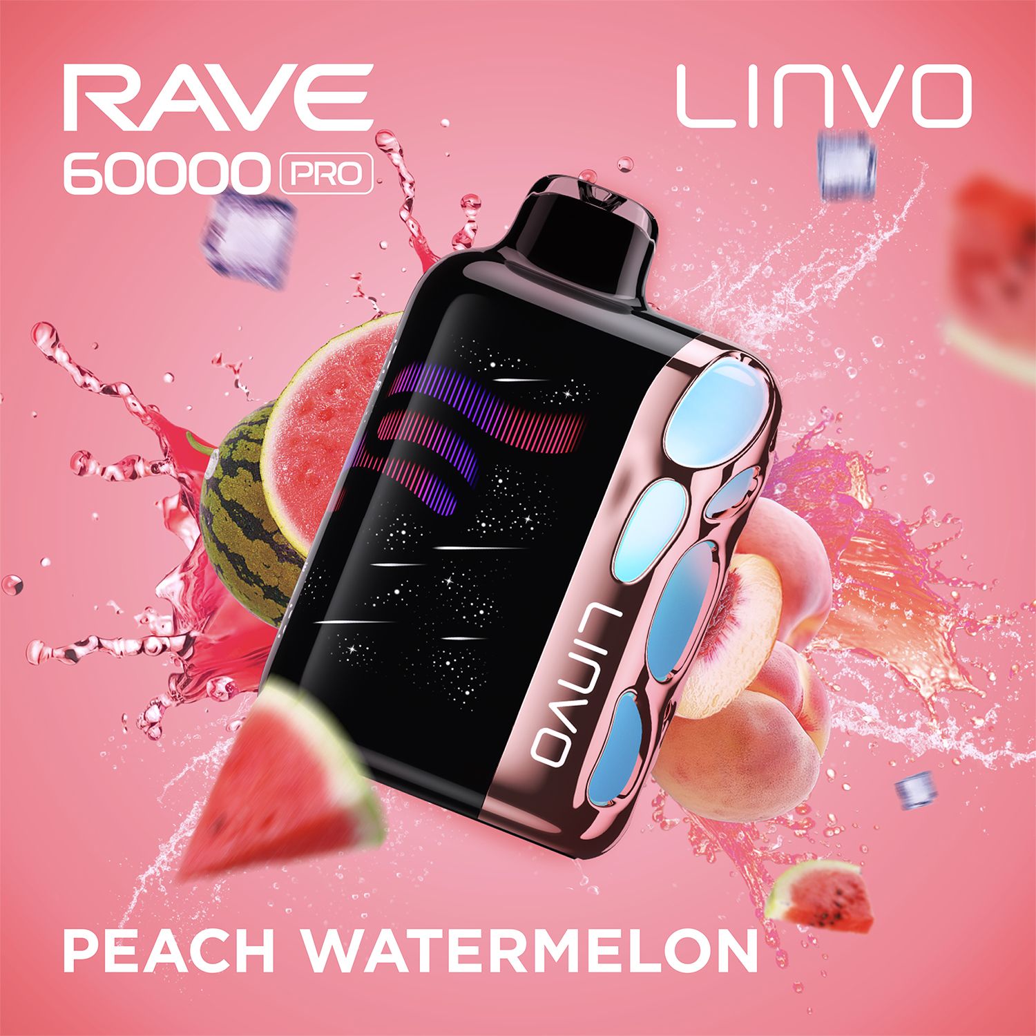 Linvo Rave 60k Peach Watermelon