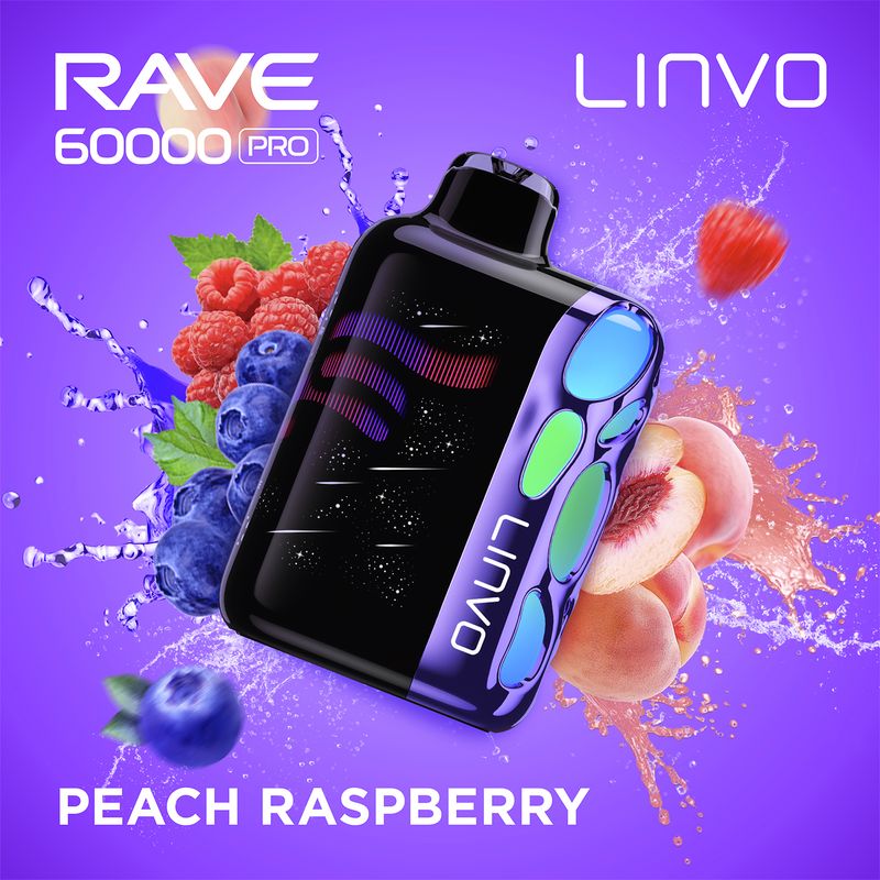 Linvo Rave 60k Peach Raspberry