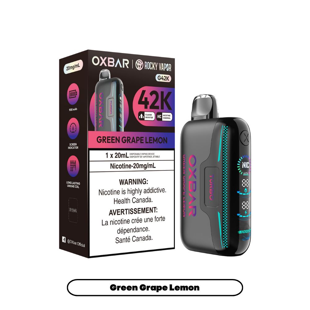 Oxbar 42K Green Grape Lemon