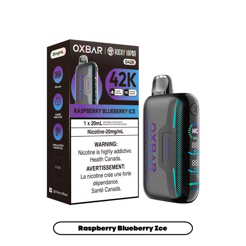 Oxbar 42K Raspberry Blueberry Ice