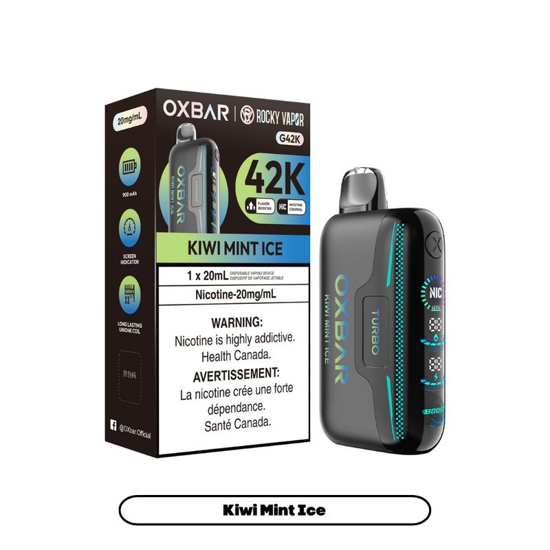 Oxbar 42K Kiwi Mint Ice