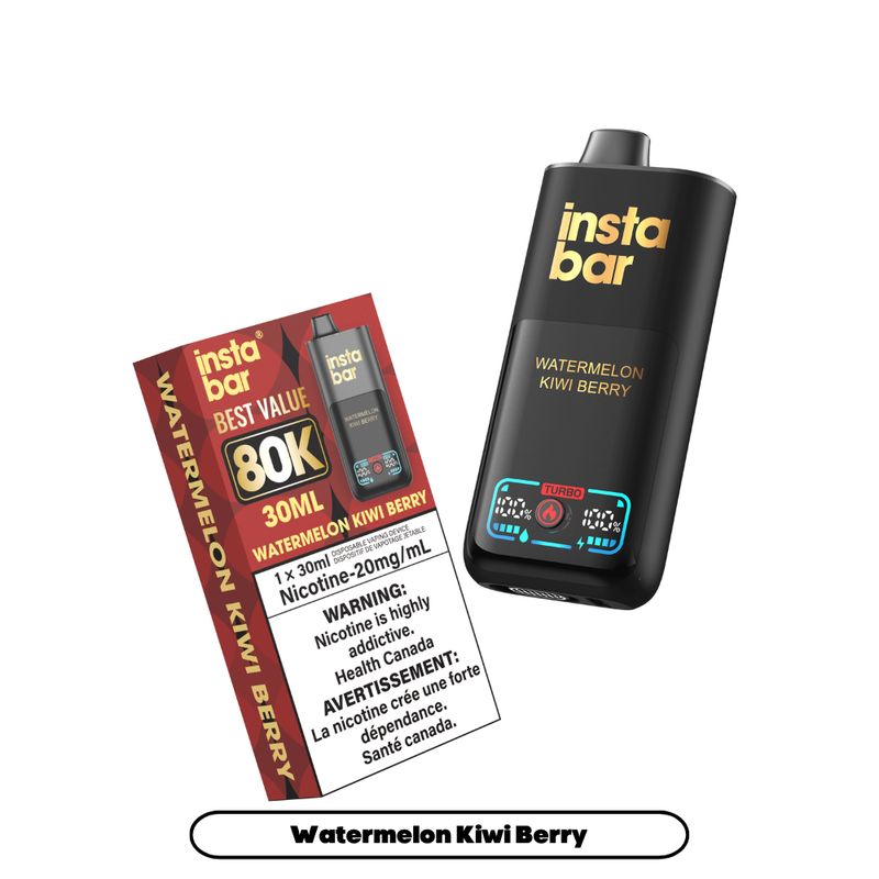 Insta Bar 80K Watermelon Kiwi Berry